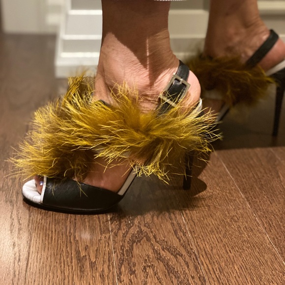 Fendi Bugs Fur Monster Sandals - Picture 8 of 14